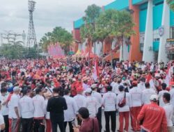 Ribuan Peserta Ikuti Jalan Sehat Kebangsaan PMP Kalbar